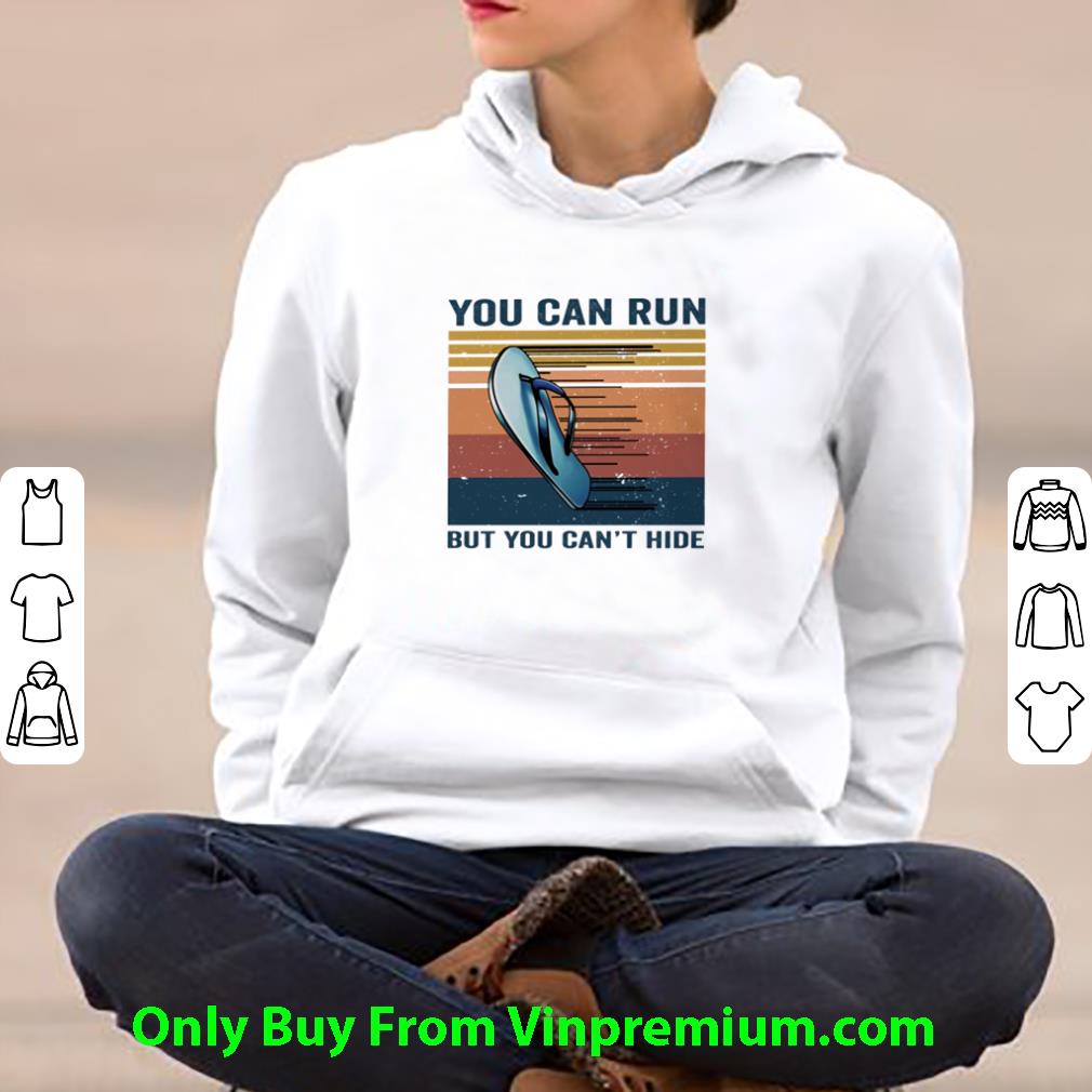 bf2e8bcd official vintage flip flop you can run but you can t hide shirt 4 - Official Vintage Flip Flop You Can Run But You Can’t Hide shirt