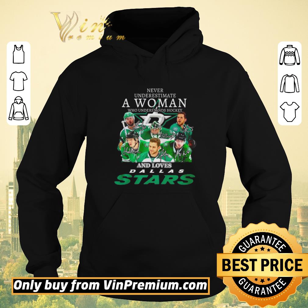 Pretty Never underestimate a woman who understands hockey and loves Dallas Stars shirt sweater bfda4c67 pretty never underestimate a woman who understands hockey and loves dallas stars shirt sweater 4 - Pretty Never underestimate a woman who understands hockey and loves Dallas Stars shirt sweater