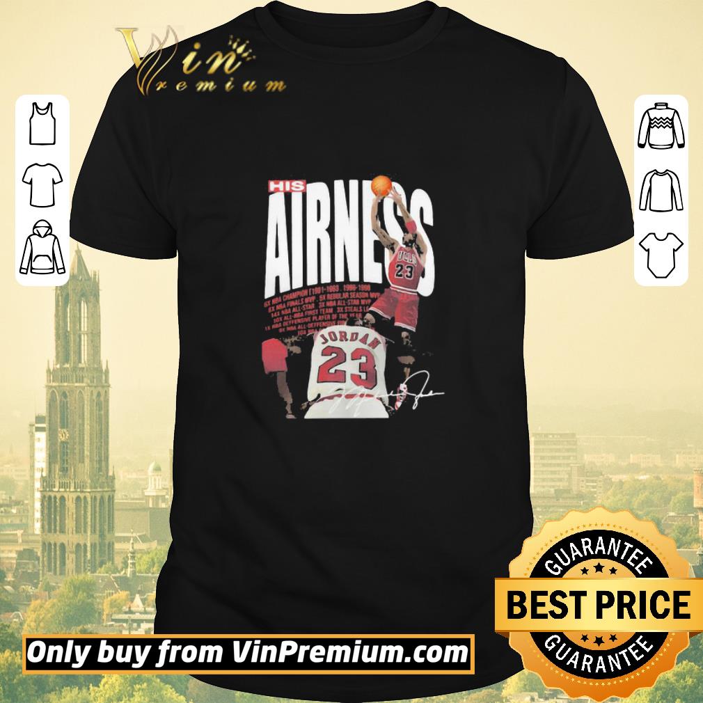 Nice Michael jordan basketball player his airness signature shirt sweater