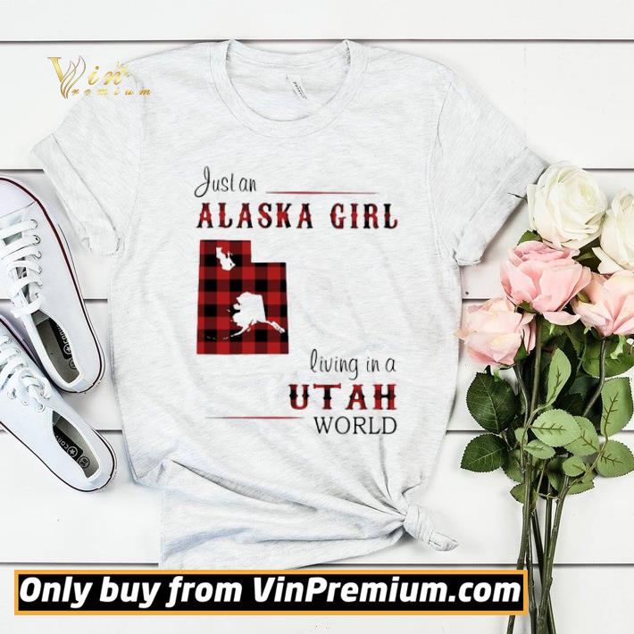 c0a8c155 just an alaska girl living in a utah world map shirt sweater 4 - Just an alaska girl living in a utah world map shirt sweater