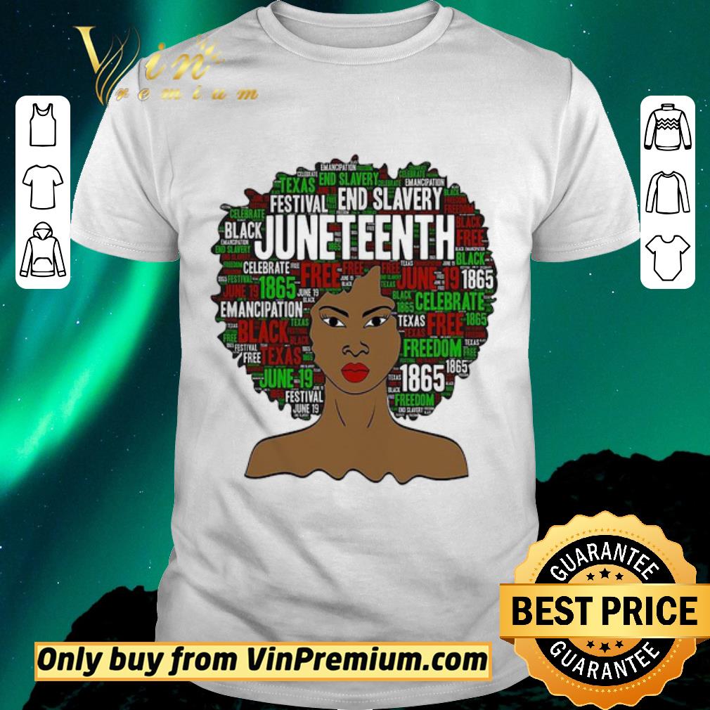 Awesome Juneteenth Natural Hair Black Women shirt sweater