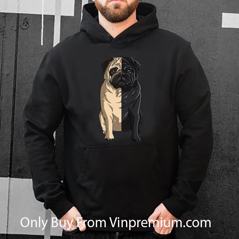 c4bbb3e3 great white pug black pug shirt 4 - Great White Pug Black Pug shirt