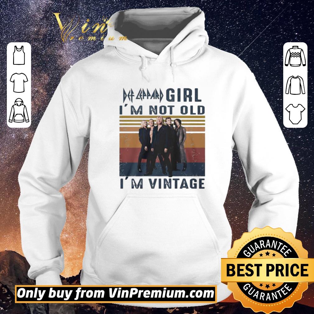 c4da6c75 original def leppard girl i m not old i m vintage shirt sweater 4 - Original Def Leppard girl I’m not old I’m vintage shirt sweater