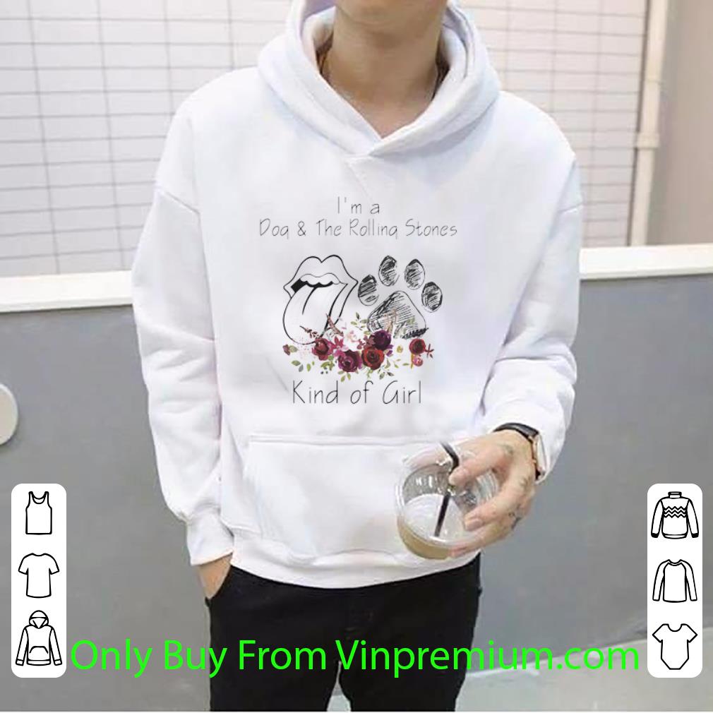 c5ffab33 top i m a paw dog and the rolling stones kind of girl floral shirt 4 - Top I’m A Paw Dog And The Rolling Stones Kind Of Girl Floral shirt