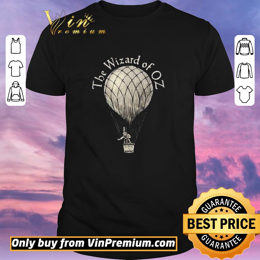 Hot Vintage Wizard Of Oz Wizard Tshirt Art Retro Hot Air Balloon shirt sweater
