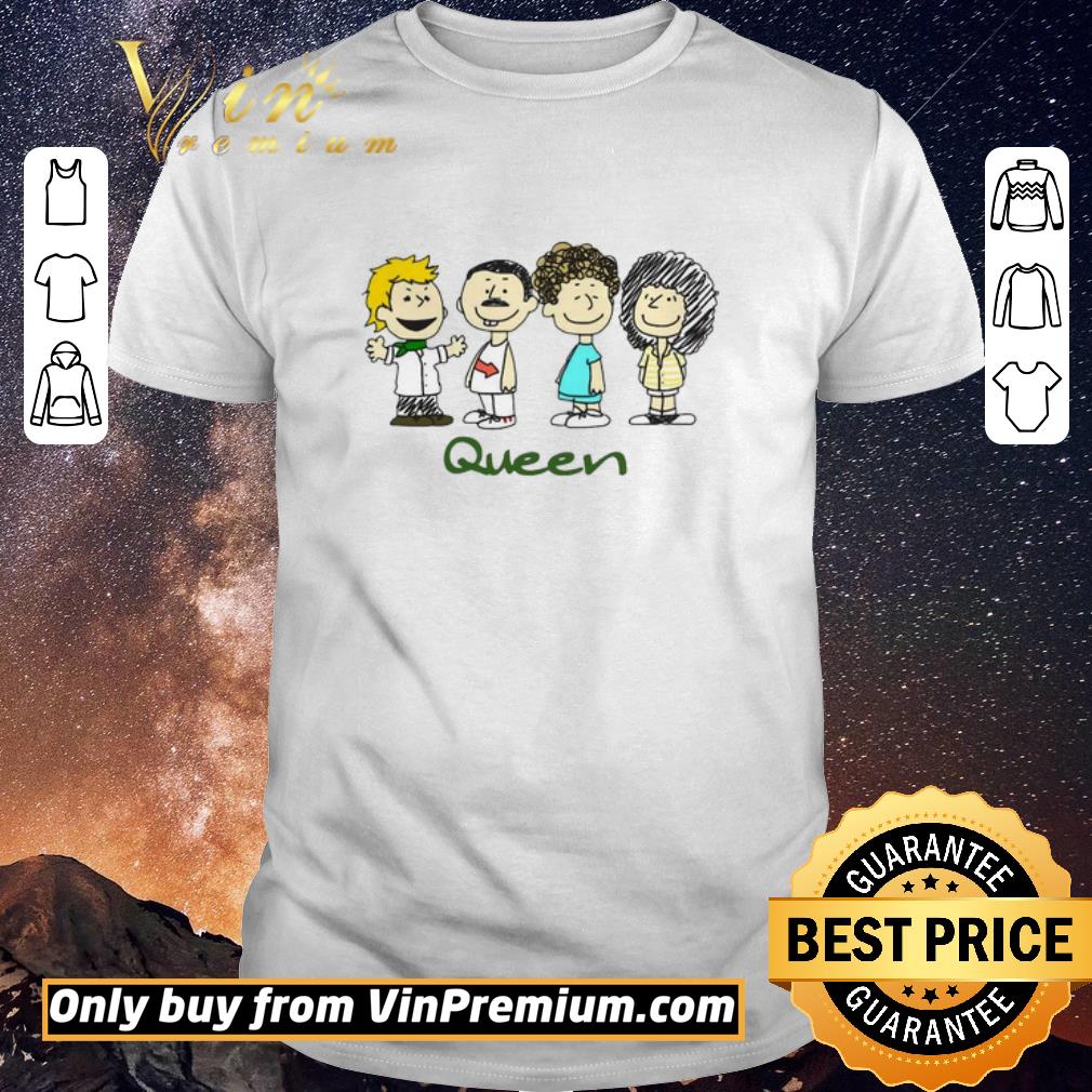 Nice The peanuts characters queen shirt sweater