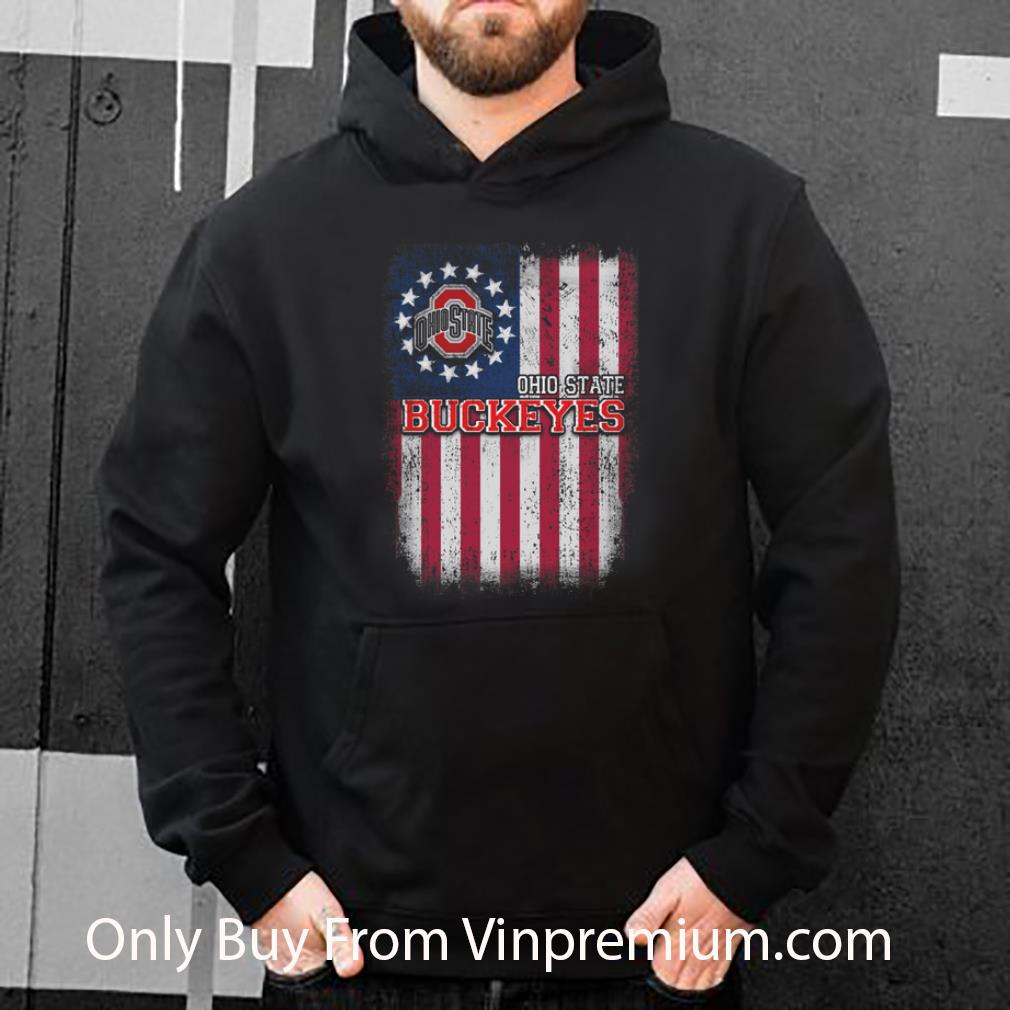 ce0a5067 original ohio state buckeyes betsy ross flag shirt 4 - Original Ohio State Buckeyes Betsy Ross Flag shirt