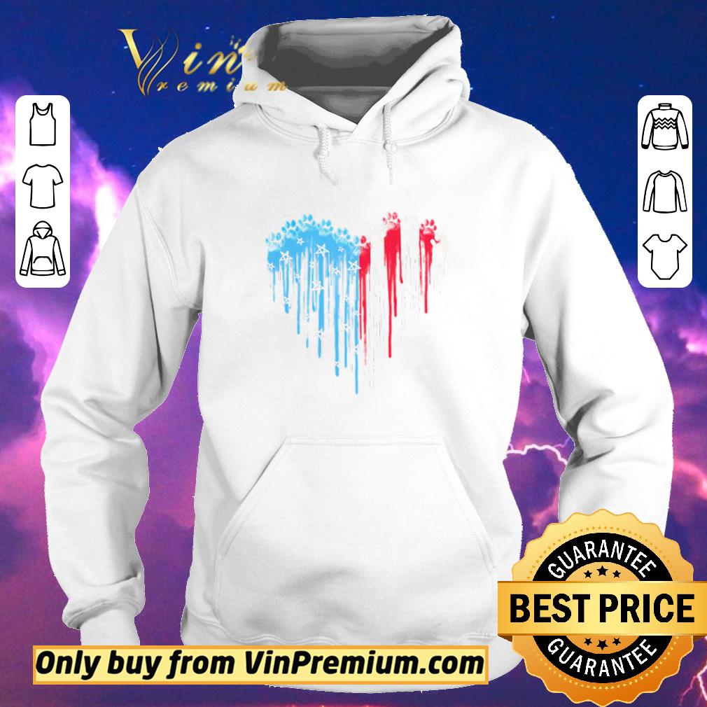 Hot America Flag dog paw paint shirt sweater ce430f78 hot america flag dog paw paint shirt sweater 4 - Hot America Flag dog paw paint shirt sweater