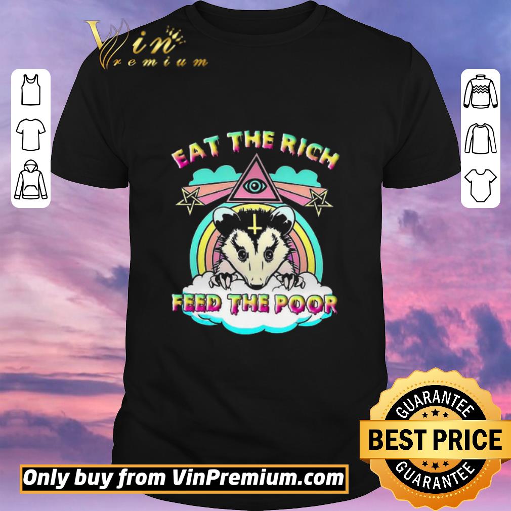 Awesome Goat Eat The Rich Feed The Poor shirt sweater