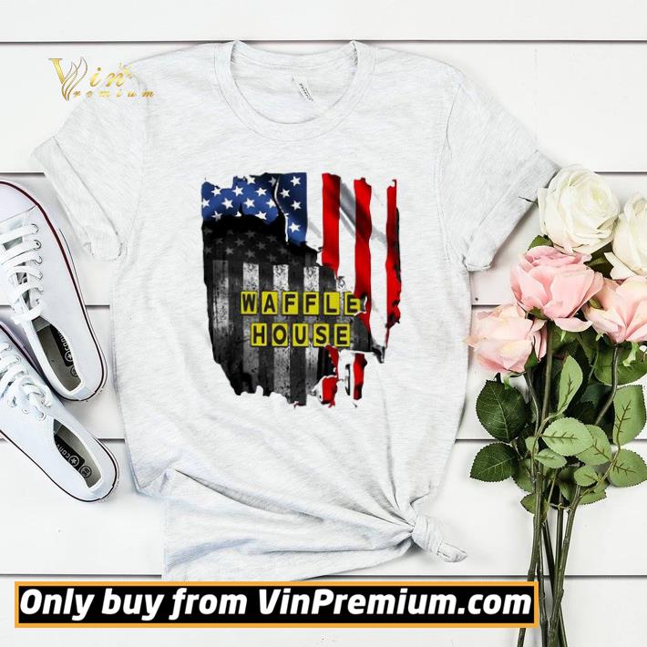 d65ac138 waffle house logo american flag independence day shirt 4 - Waffle house logo american flag independence day shirt