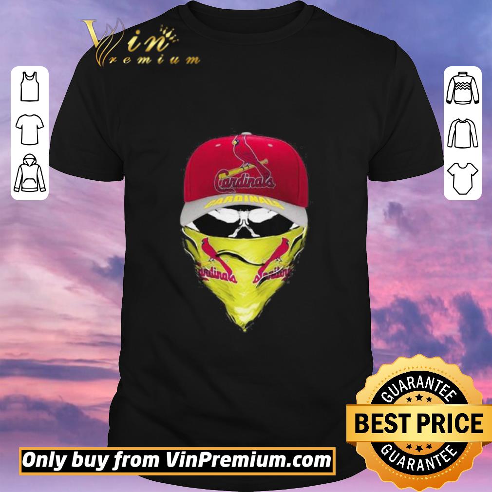 Hot Skull mask st. Louis cardinals baseball shirt sweater
