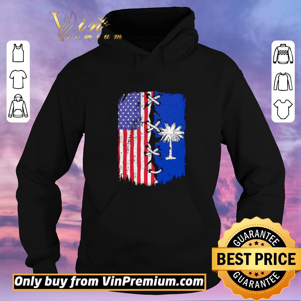 Premium South Carolina And American Flag Independence Day shirt sweater d93cdc6a premium south carolina and american flag independence day shirt sweater 4 - Premium South Carolina And American Flag Independence Day shirt sweater