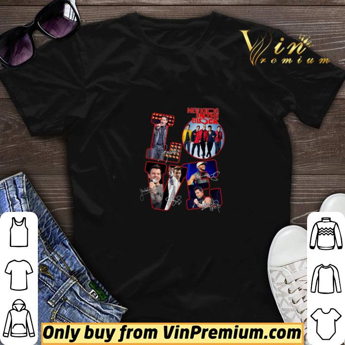 Love New Kids On The Block Signature shirt sweater