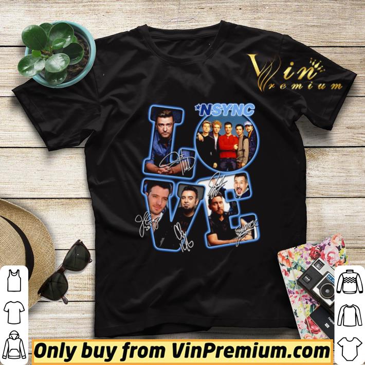 da56b233 love nsync signature shirt sweater 4 - Love NSYNC signature shirt sweater