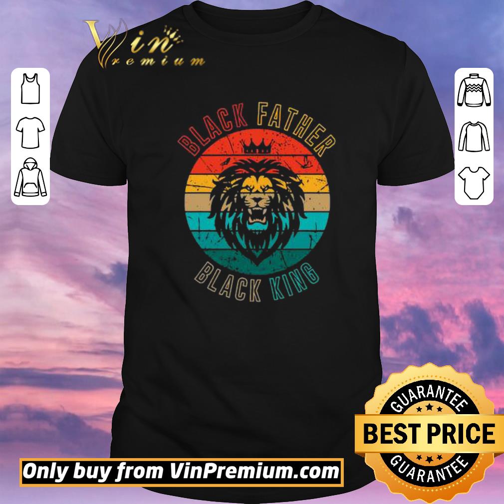 Awesome Lion Black Father Black King vintage shirt sweater
