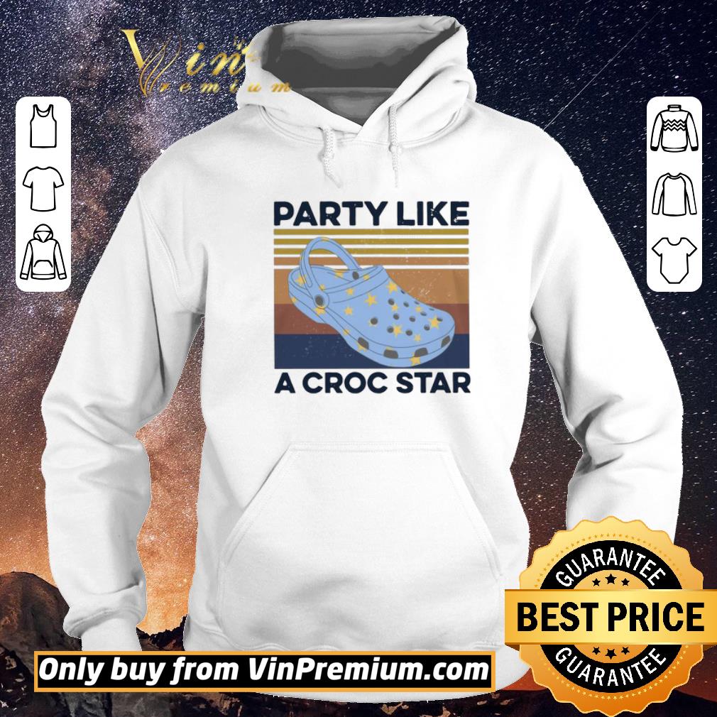 dd6d1732 funny party like a croc star vintage shirt 4 - Funny Party Like a Croc star vintage shirt
