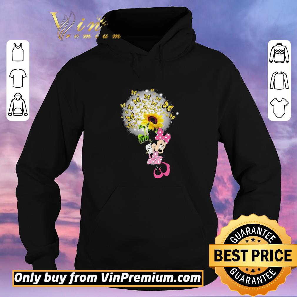 e04a43a5 top disney minnie mouse holding sunflower butterflies shirt sweater 4 - Top Disney minnie mouse holding sunflower butterflies shirt sweater