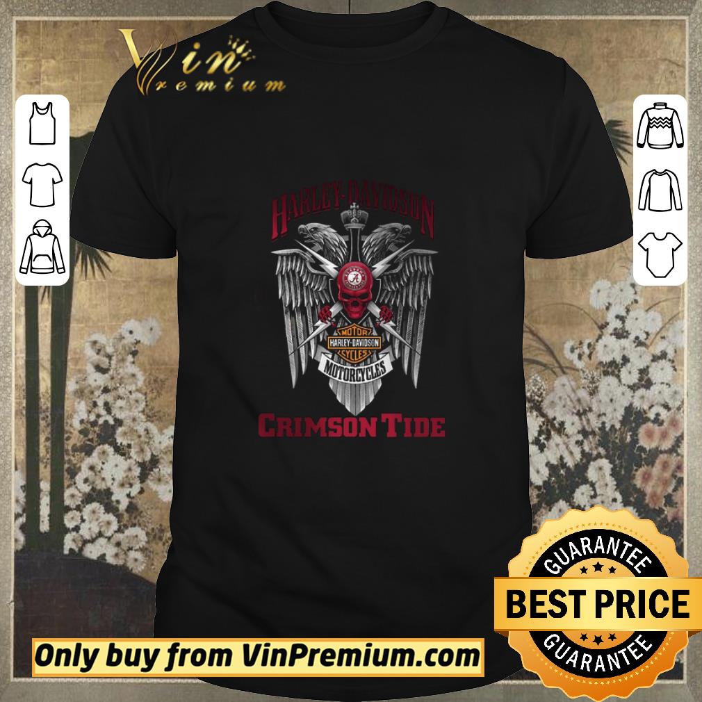 Awesome Harley Davidson Motor Cycles Crimson Tide shirt sweater