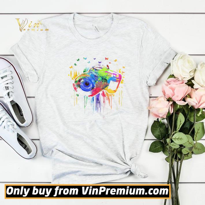 e5044b9e camera watercolor butterfly heart shirt sweater 4 - Camera Watercolor Butterfly Heart shirt sweater