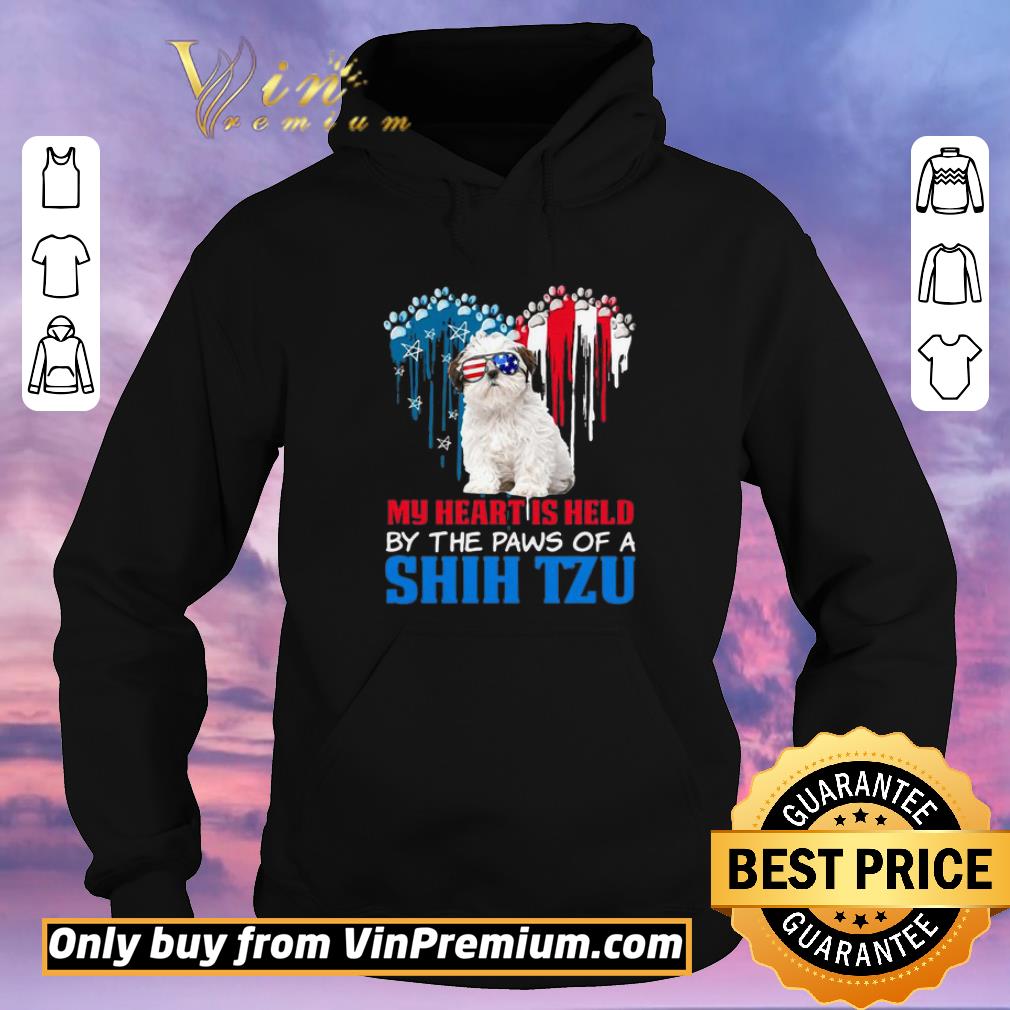e5d6fa64 top heart paw america my heart is held by the paws of a shih tzu shirt sweater 4 - Top Heart Paw America My Heart Is Held By The Paws Of A Shih Tzu shirt sweater
