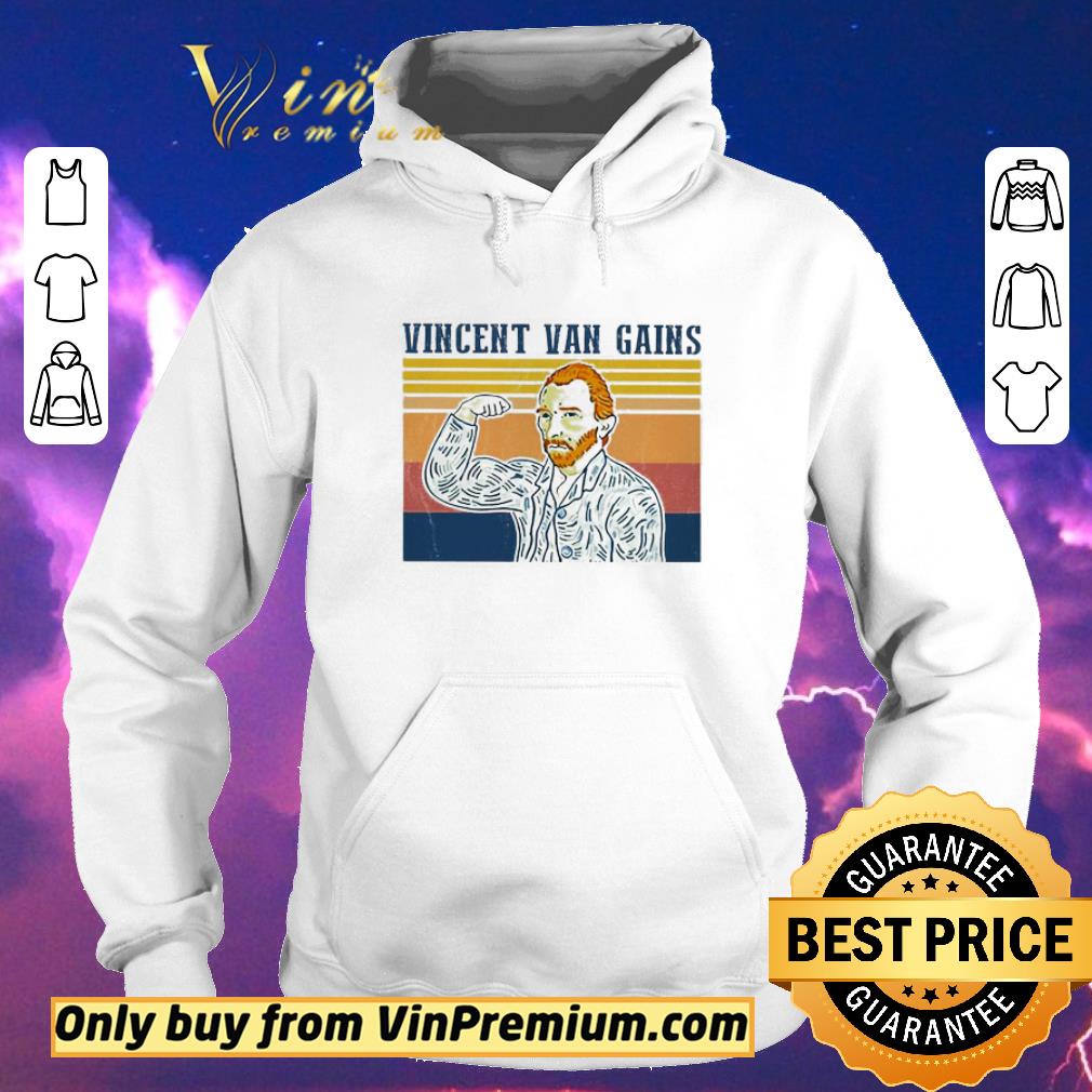 e8f4473b nice vincent van gains vintage shirt sweater 4 - Nice Vincent Van gains vintage shirt sweater