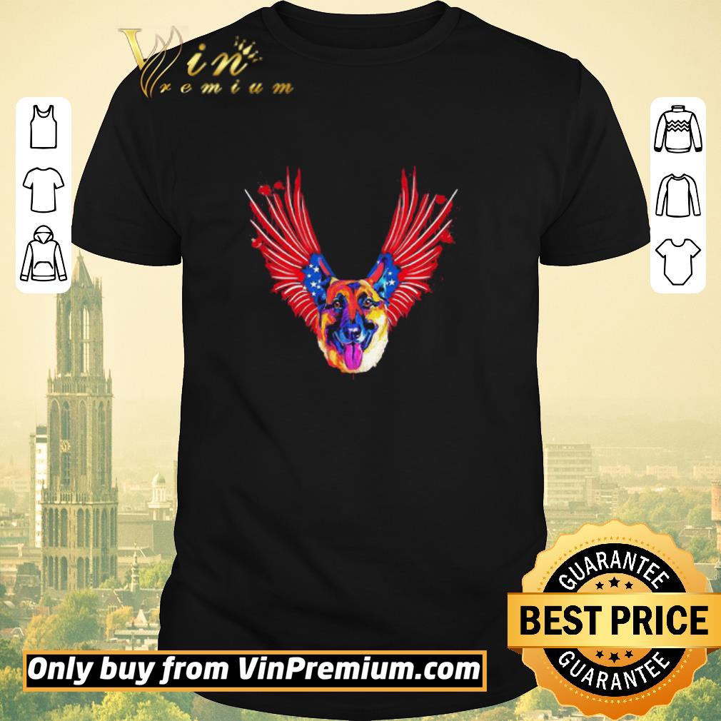 Funny German shepherd eagles america 4th of july independence day shirt sweater