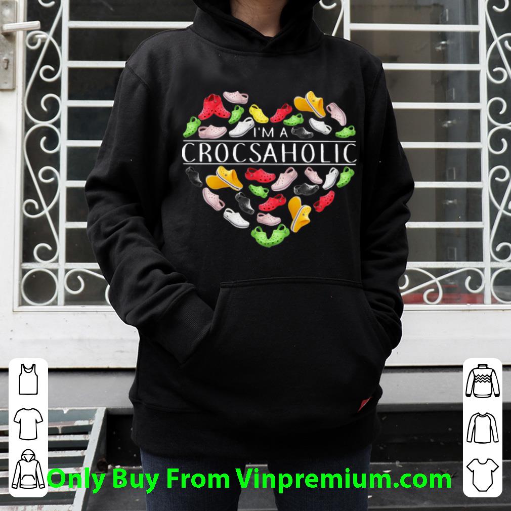 ef9b02e0 awesome i m a crocsaholic croc lovers shirt 4 - Awesome I’m A Crocsaholic Croc Lovers shirt