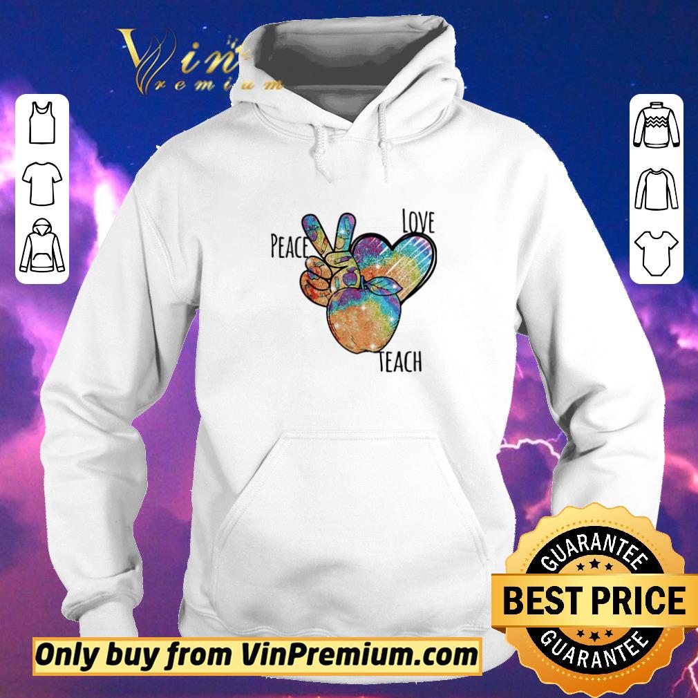 Top Peace love teacher apple diamond shirt sweater f0343646 top peace love teacher apple diamond shirt sweater 4 - Top Peace love teacher apple diamond shirt sweater