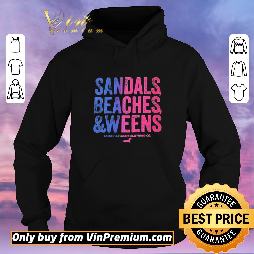 f051c184 official sandals beaches and weens american doxie clothing co dachshunds shirt sweater 4 - Official Sandals beaches and weens american doxie clothing co dachshunds shirt sweater