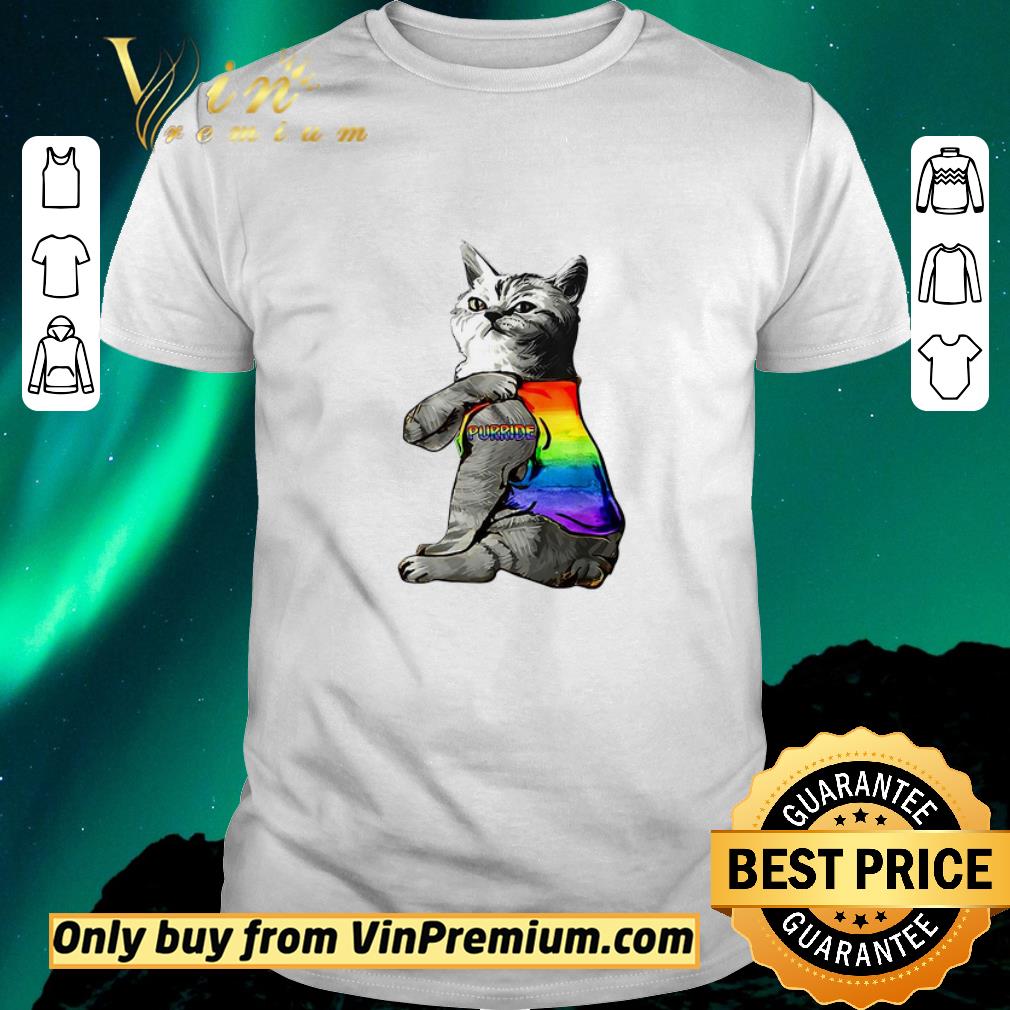 Top Cat Tattoo Purride Lgbt shirt sweater