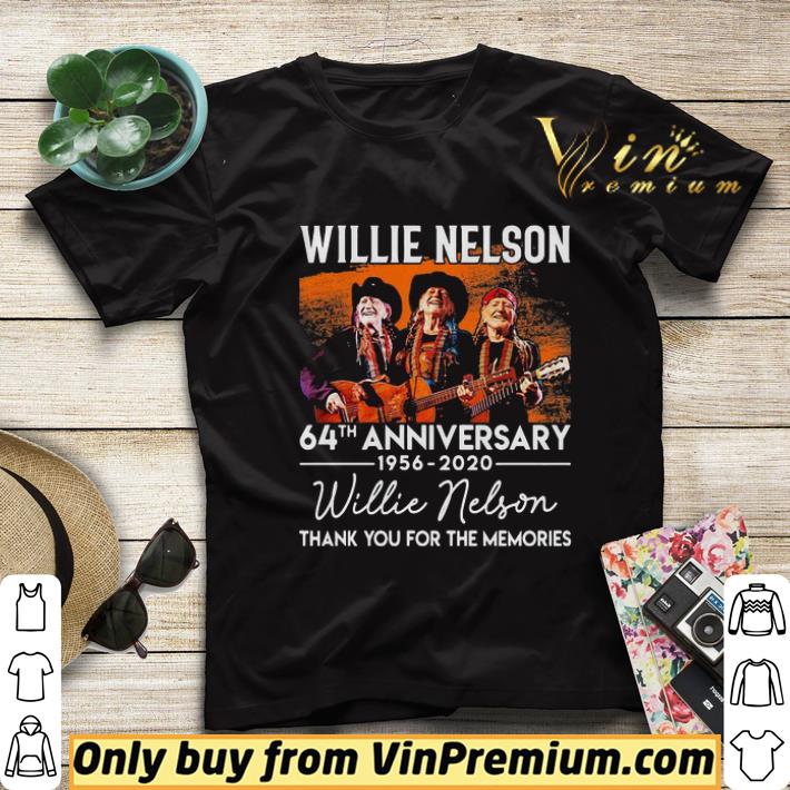 Willie nelson 64st anniversary 1956 2020 thank you for the memories signatures shirt sweater f14acaa3 willie nelson 64st anniversary 1956 2020 thank you for the memories signatures shirt sweater 4 - Willie nelson 64st anniversary 1956 2020 thank you for the memories signatures shirt sweater