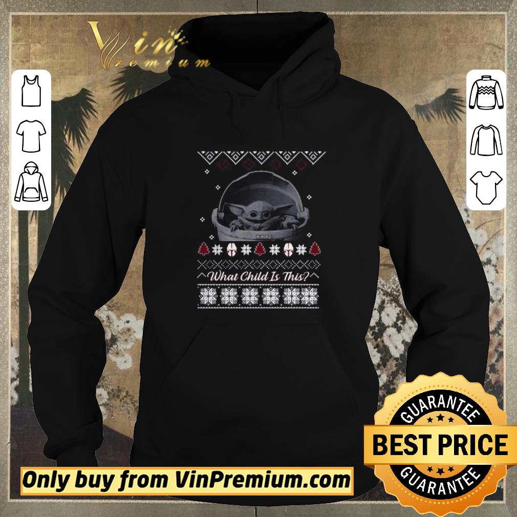 f2f173b5 top baby yoda what child is this ugly christmas sweater shirt sweater 4 - Top Baby Yoda What Child Is This Ugly Christmas Sweater shirt sweater