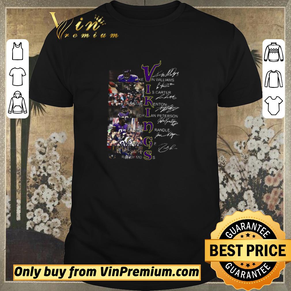 Premium Minnesota Vikings Signatures Kevin Williams Cris Carter shirt sweater