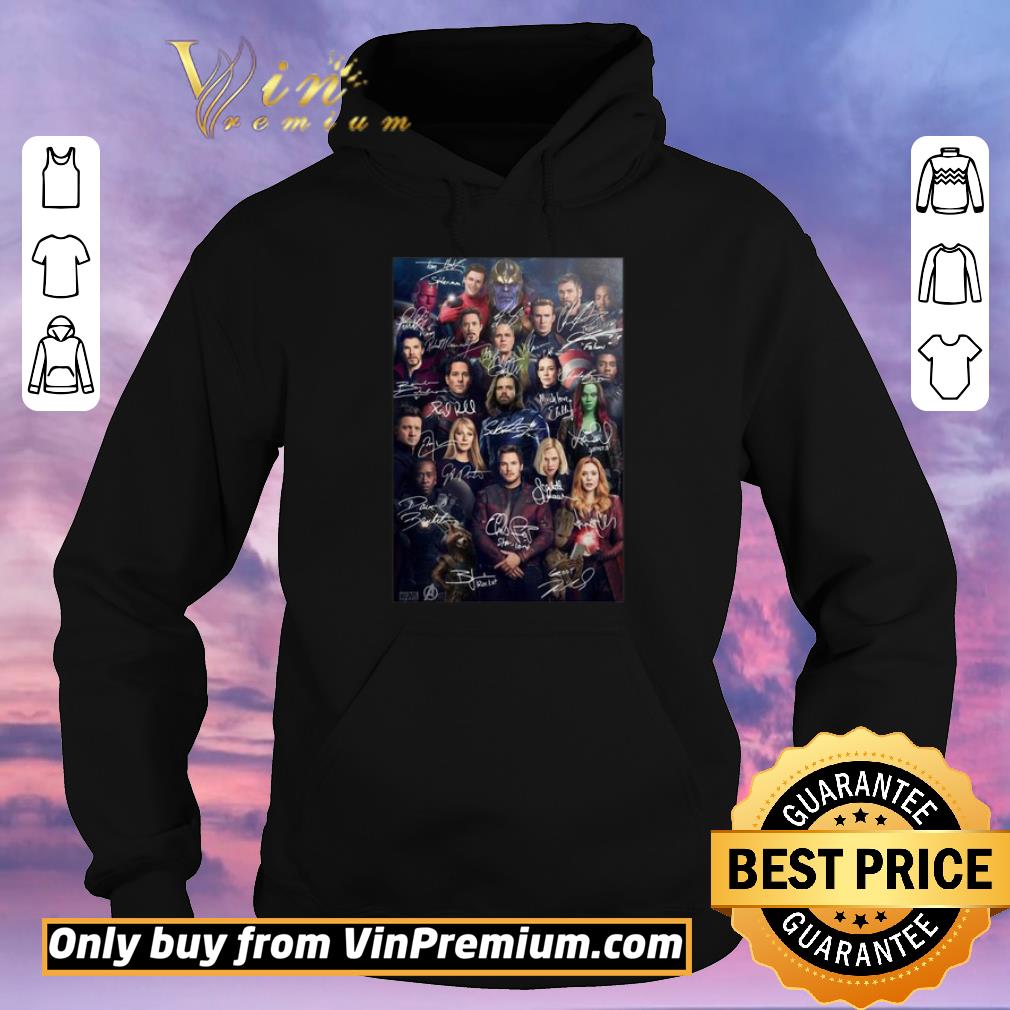 f5ef435b funny marvel avenger endgame signatures poster shirt sweater 4 - Funny Marvel Avenger Endgame signatures Poster shirt sweater