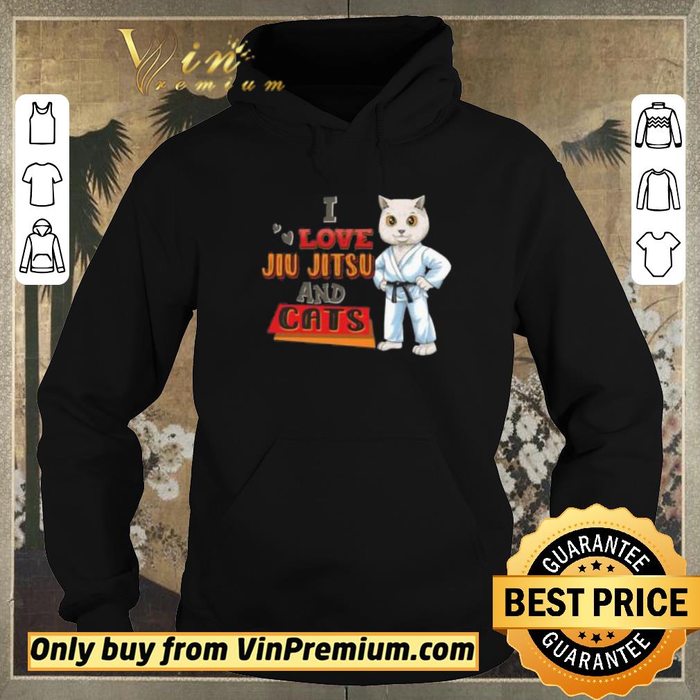 f6461c38 awesome i love jiu jitsu and cats funny shirt 4 - Awesome I Love Jiu Jitsu and Cats Funny shirt