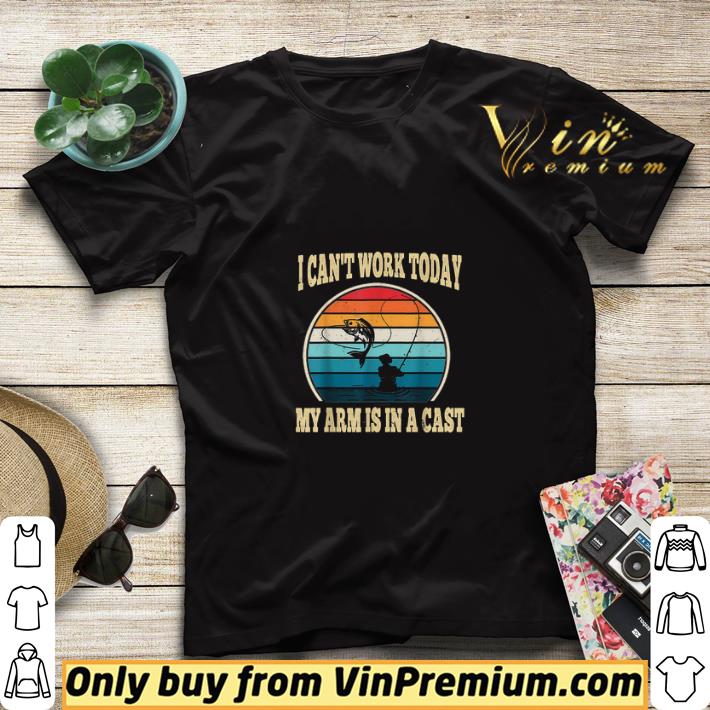 f69867e5 fishing i can t work today my arm is in a cast vintage shirt sweater 4 - Fishing I Can't Work Today My Arm Is In A Cast Vintage shirt sweater