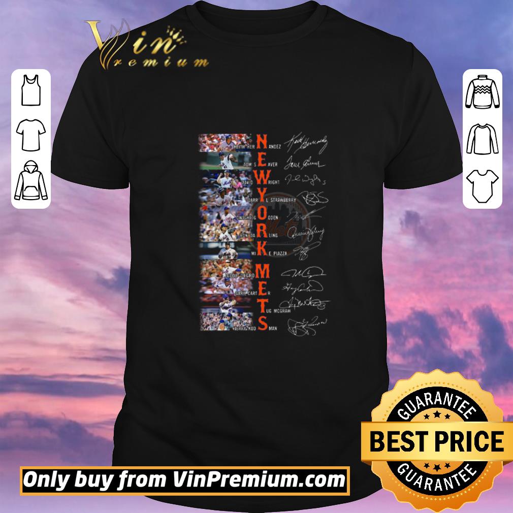 Original New York Mets Team Signatures shirt sweater