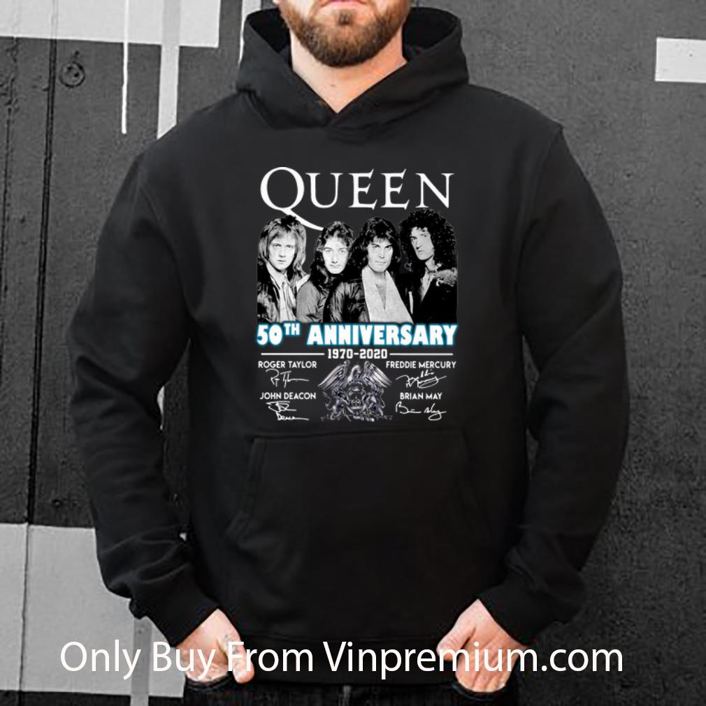 faab8c8f pretty queen 50th anniversary 1970 2020 signatures shirt 4 - Pretty Queen 50th Anniversary 1970-2020 Signatures shirt