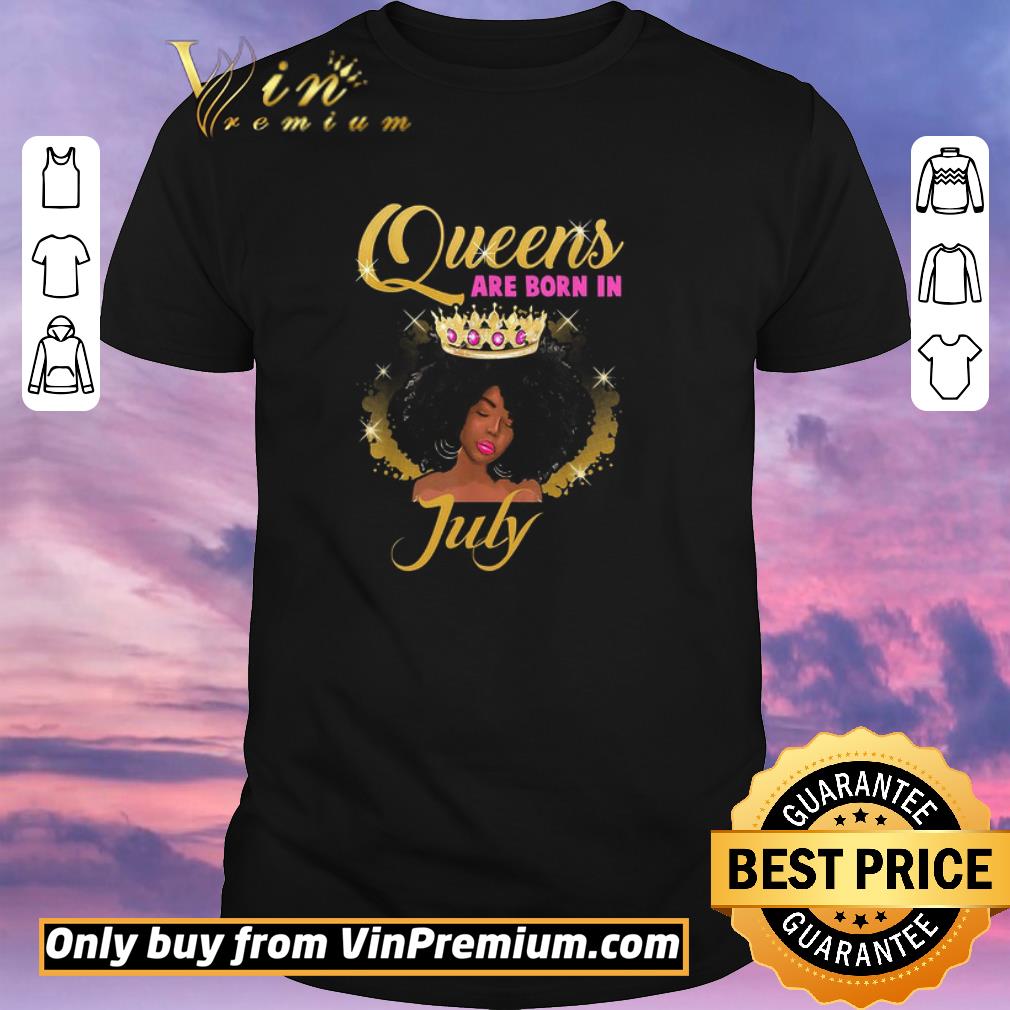 Pretty Black Queens Are Born In July shirt sweater