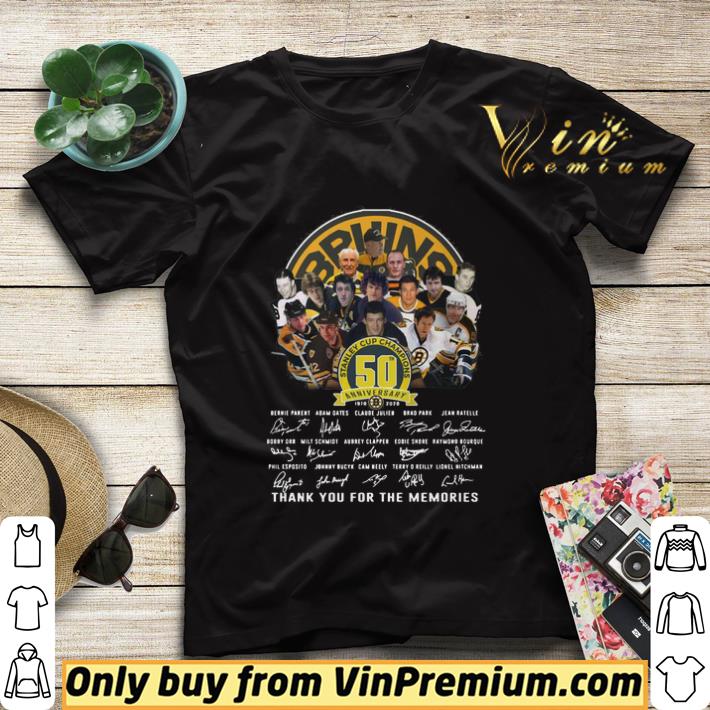 0ad65ee6 bruins stanley cup champions 50th anniversary thank you for the memories signature shirt sweater 4 - Bruins Stanley Cup Champions 50th anniversary thank you for the memories signature shirt sweater