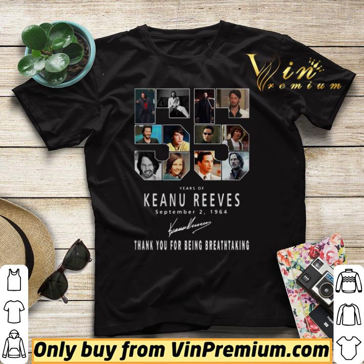 0b932942 nice 55 years of keanu reeves september 2 1964 signature shirt sweater 4 - Nice 55 Years of Keanu Reeves september 2 1964 signature shirt sweater