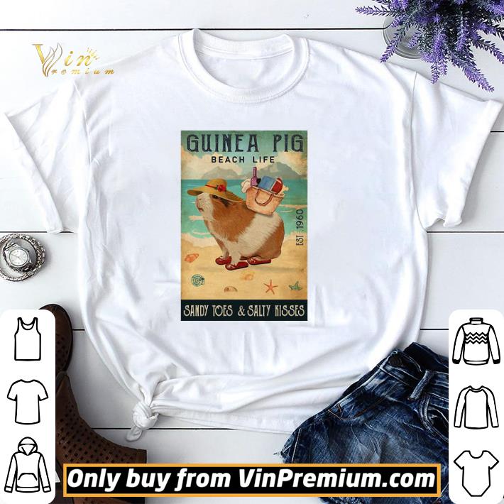 Guinea Pig Beach Life Sandy Toes And Salty Kisses shirt sweater