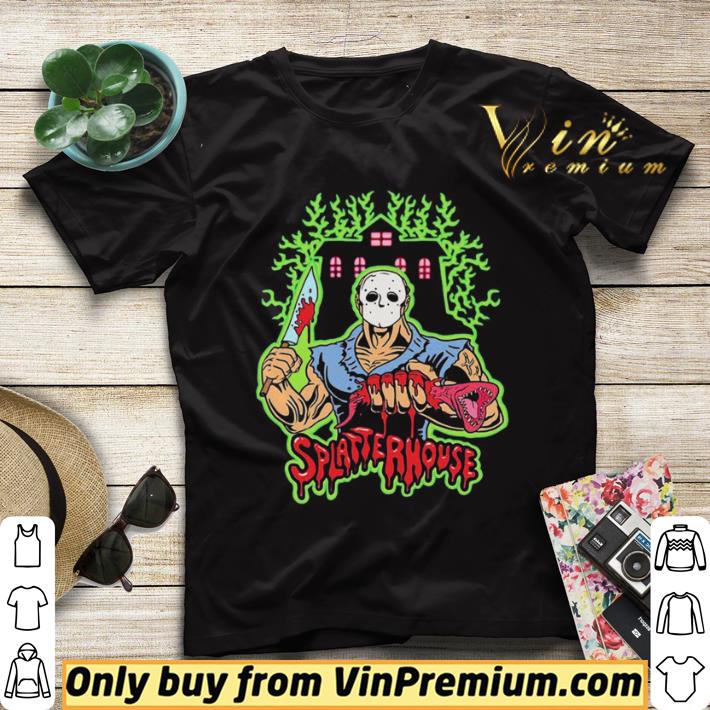 24073f38 premium halloween michael myers holding knife splatterhouse shirt sweater 4 - Premium Halloween michael myers holding knife splatterhouse shirt sweater