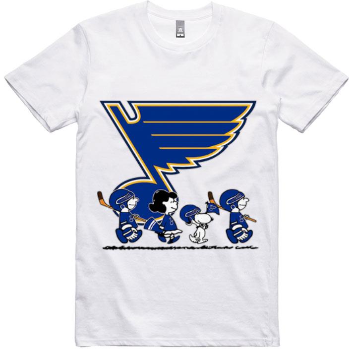 Nice The Peanuts Characters St. Louis Blues shirt
