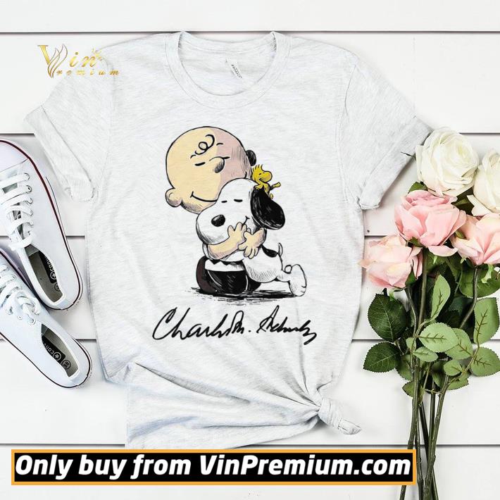 29956dd7 charlie brown snoopy and woodstock art signatures shirt sweater 4 - Charlie brown snoopy and woodstock art signatures shirt sweater