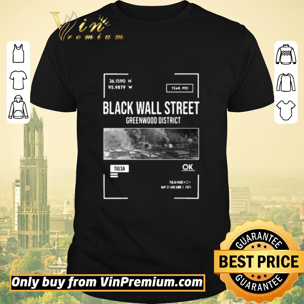 Black Wall Street Greenwood Tulsa Oklahoma shirt sweater