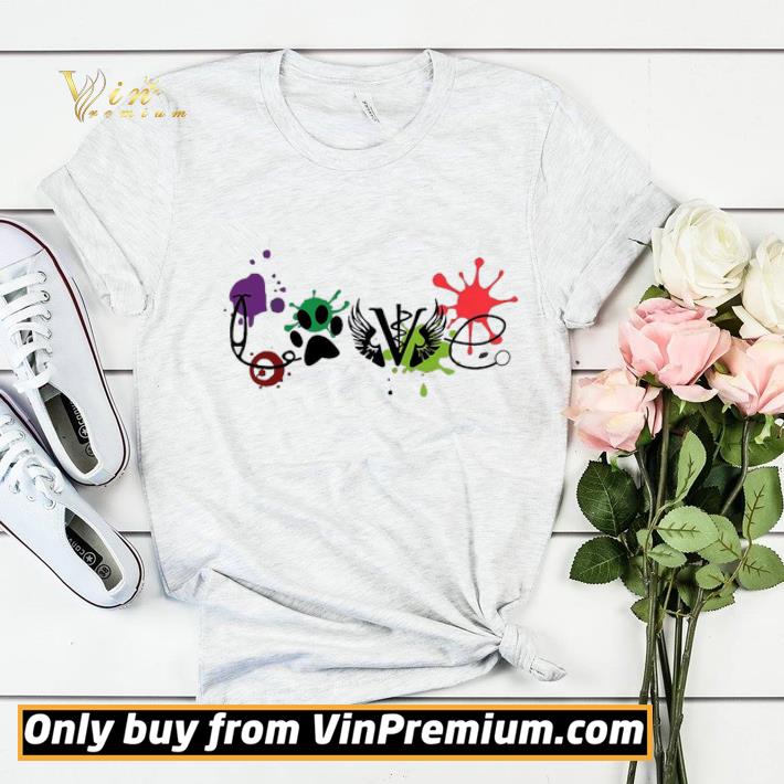 2aa571d2 veterinarian love watercolor shirt sweater 4 - Veterinarian Love Watercolor shirt sweater