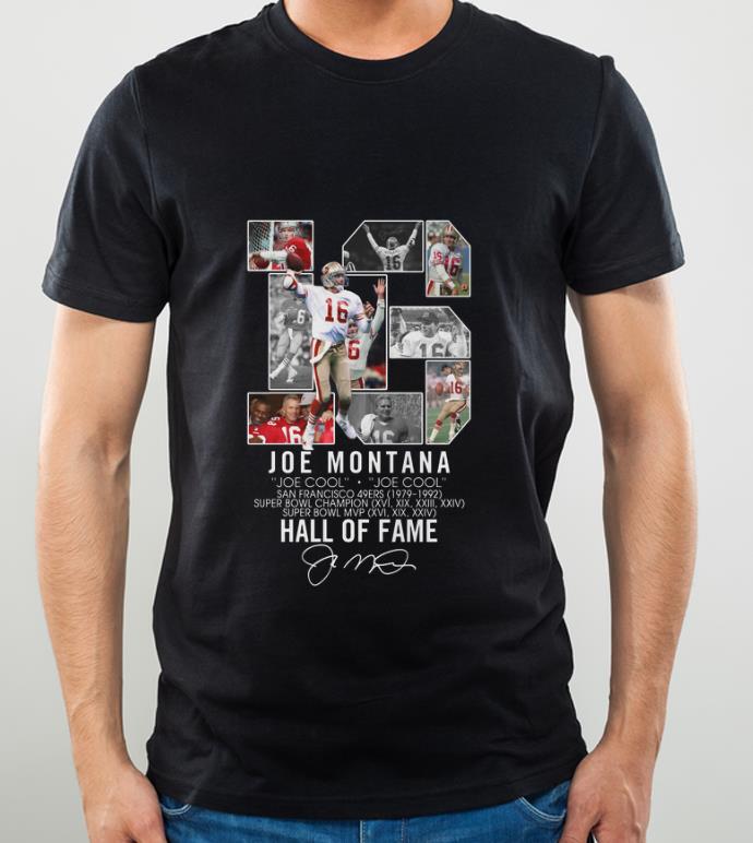 2dd6edc4 official 16 joe montana joe cool san francisco 49ers signature shirt 4 - Official 16 Joe Montana Joe Cool San Francisco 49ers Signature shirt