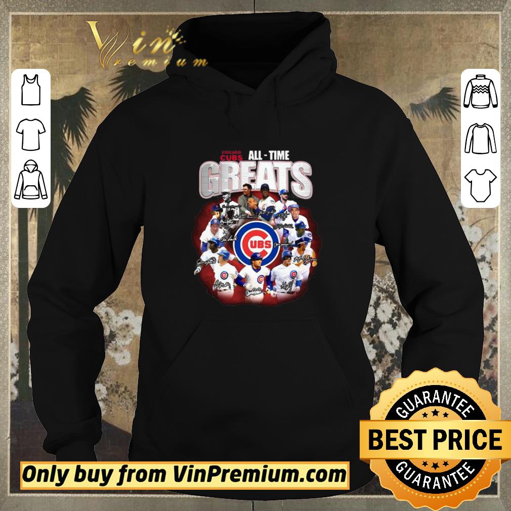 3418cfde nice chicago cubs baseball all time greats signatures shirt sweater 4 - Nice Chicago cubs baseball all-time greats signatures shirt sweater