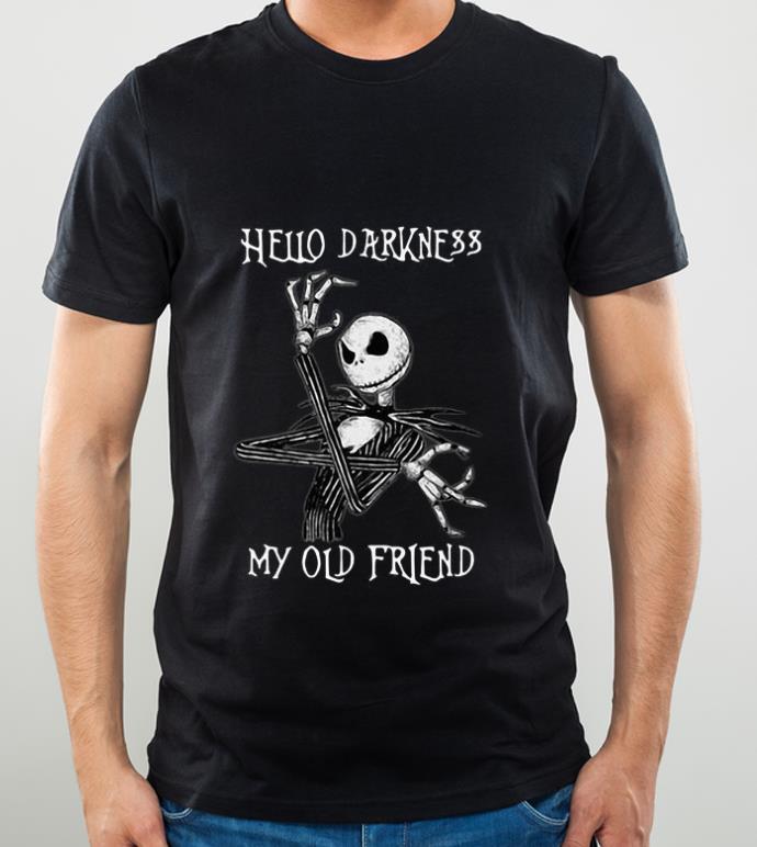 35e4dc82 pretty jack skellington hello darkness my old friend shirt 4 - Pretty Jack Skellington Hello Darkness My Old Friend shirt